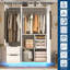 Armoire-penderie moderne ultrabrillante avec tablettes et tringle-1488252547