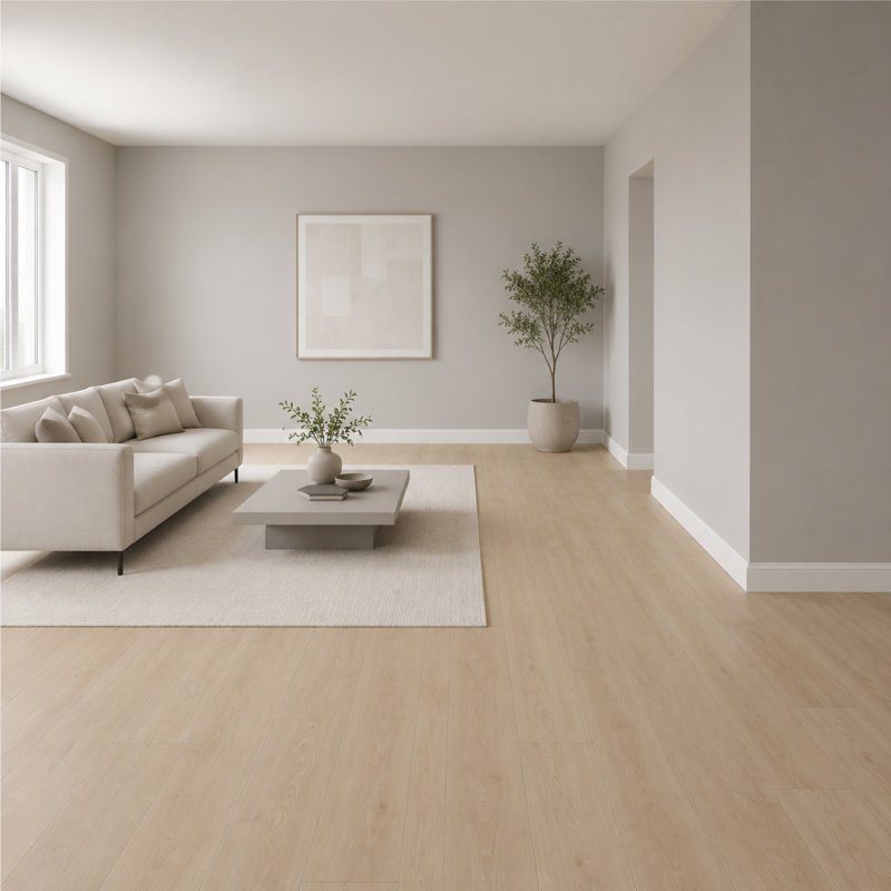 Ensemble de 6 pièces de plinthe en bois massif pour plancher, murs et plafond 11/16 po P x 7 1/2 po X P 96 po L 48 po. Total