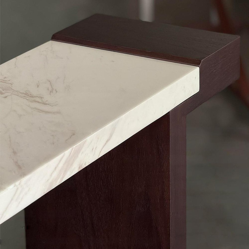 Table d'entrée en bois massif chinois, H 31,5 po x l 47,2 po x P 15,7 po