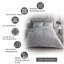 Floral Polycotton Duvet Cover Set with Matching Pillowcases Yarn Soft Bedding-38163893-38163892