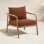 Aimee Teak Wood Outdoor Occasional Chair, Sienna