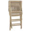 Chaise de patio pliante en teck-133970621