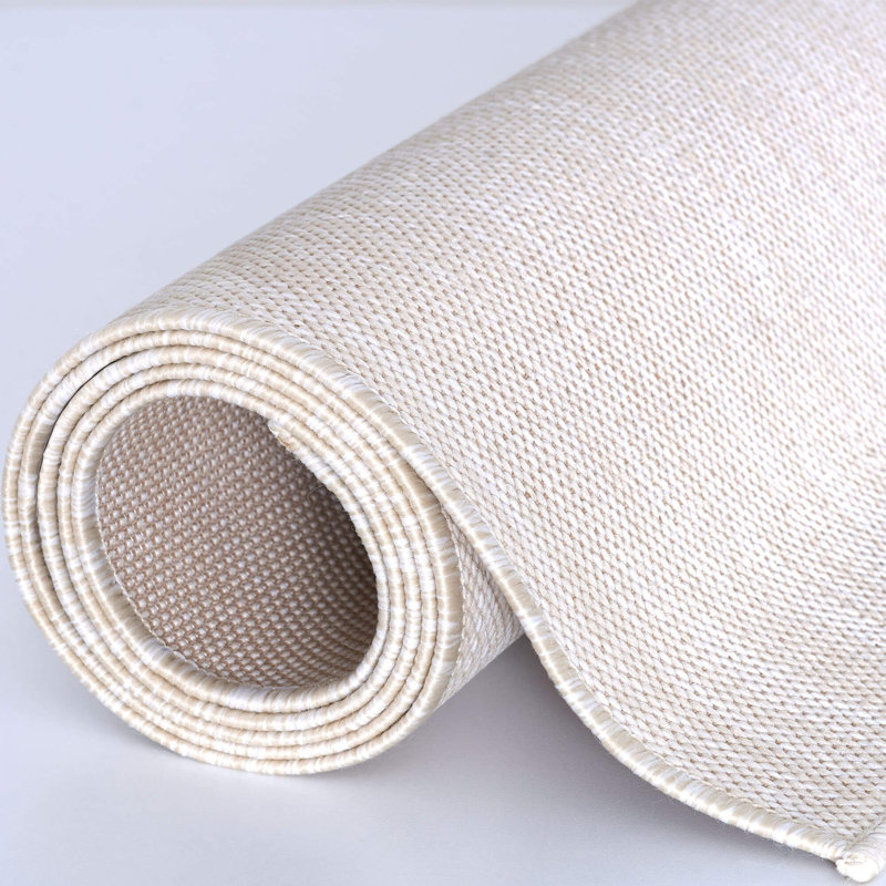 Ecology Collection Solid Colour Indoor / Outdoor Area Rug, Rectangle 200 x 290cm