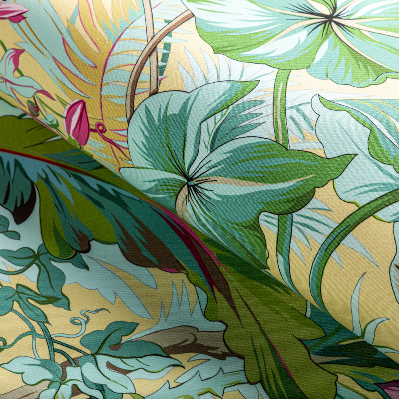 Majorelle Print 100% Cotton Fabric, Sun