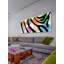 Rainbow Zebra II by Irena Orlov - 1 Piece Wrapped Canvas Wall Art-1794329440