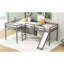 Lit mezzanine simple en L gris-655428573
