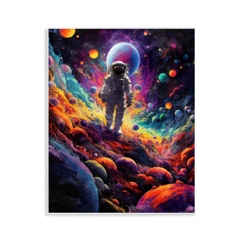 «Stepping on Space Terrain» par Nina Blue
