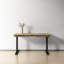 Table élévatrice en bois de tabac-584562306