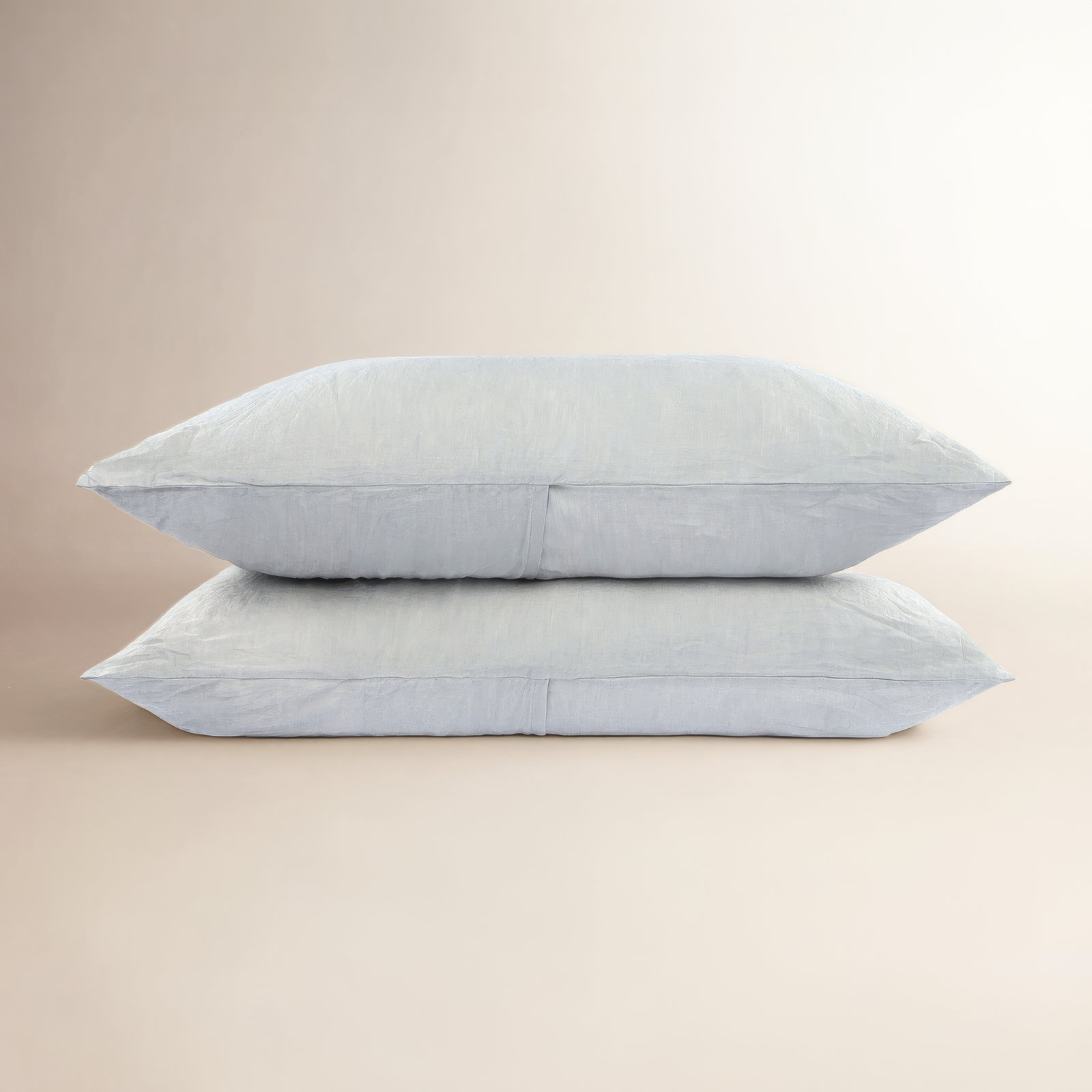 Linen Pillowcase, Pebble Heather, King Pillowcase