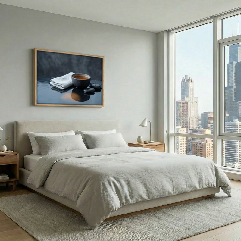 Zen Art sur toile, ensemble de 1, Naturel, H 18 po x l 24 po