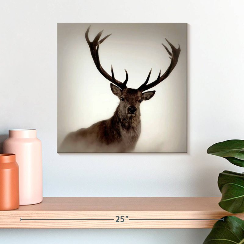 Crowle Red Deer Stag, 16" H x 16" W