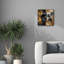  «Eyebext» par Rey Klimt, art mural sur toile, 18 po x 18 po