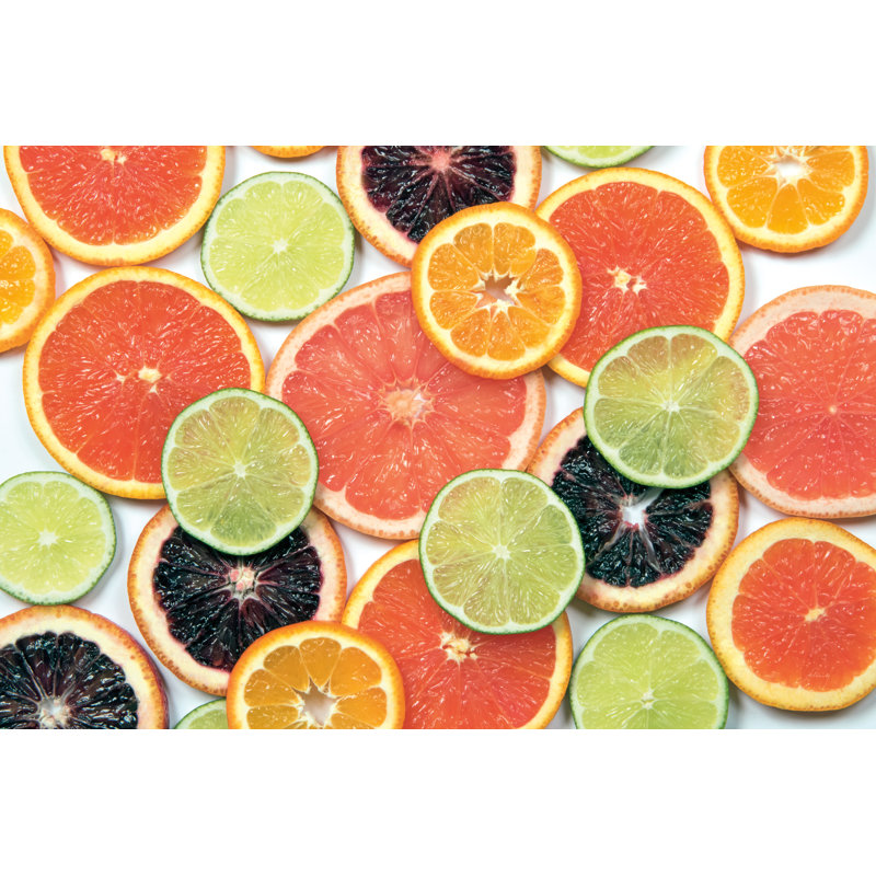 «Sunny Citrus IV» par Felicity Bradley - reproduction de photo sur toile tendue, H 8 po x l 12 po