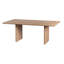 Soleil 74 in. W Rectangular Wood Panel Dining Table-2017435751