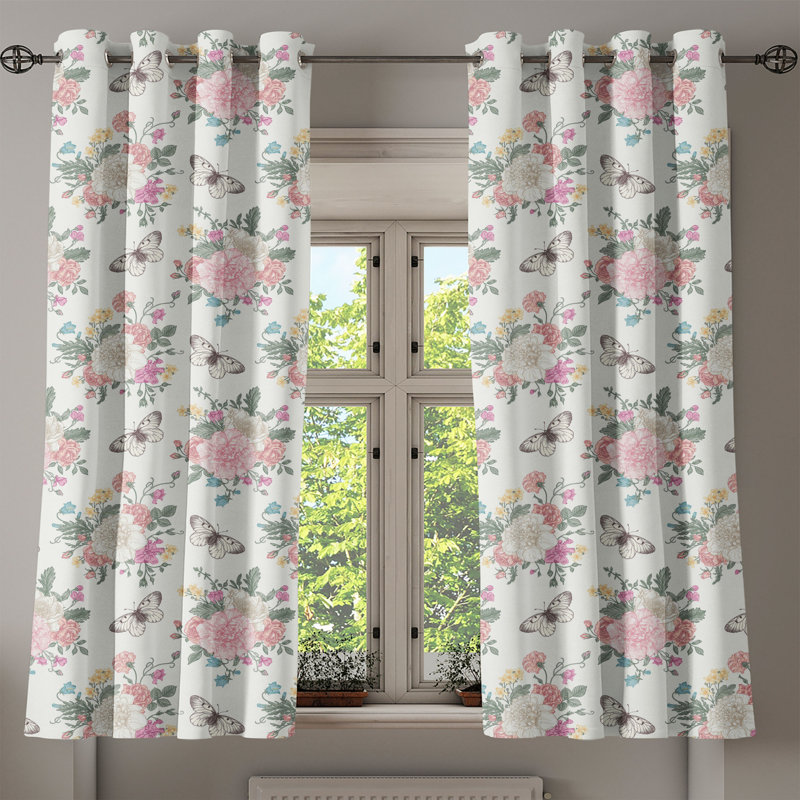 Sateen Blackout Curtains / Drapes Pair, 50" W x 54" L