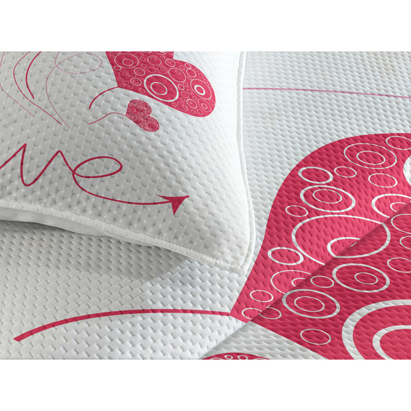 Modern & Contemporary Polyester Coverlet, King Bedspread + 2 Shams