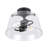 Fairendale Convertible Pendant/Semi-Flush with Clear Glass