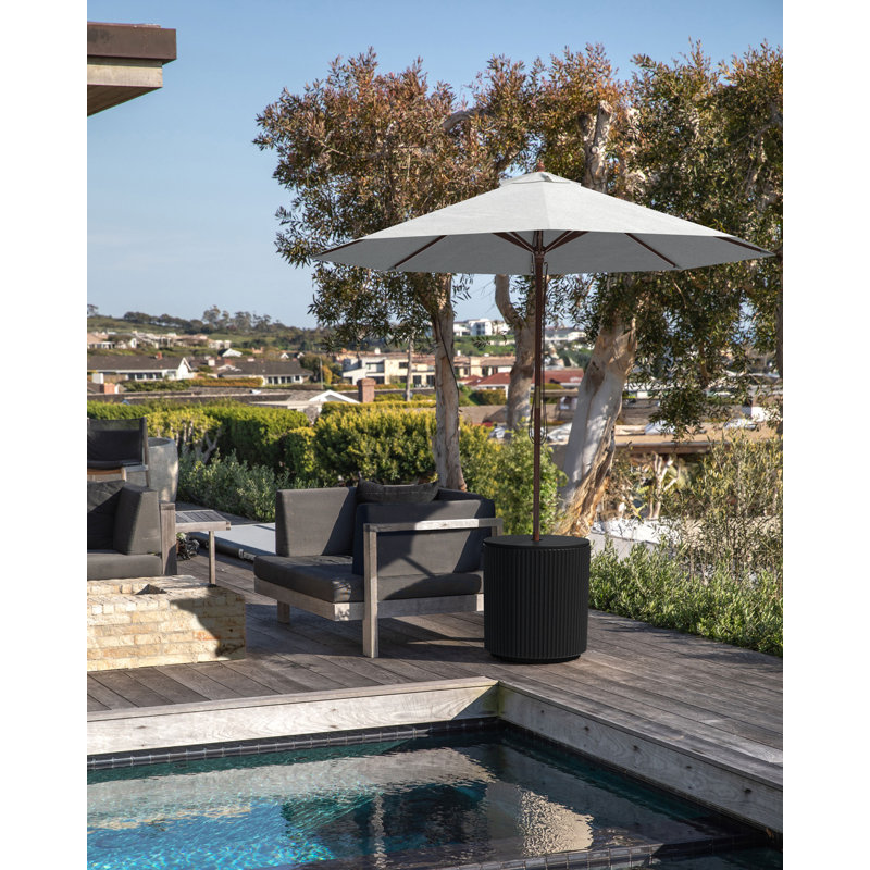 Demi Shade Side Table, Black