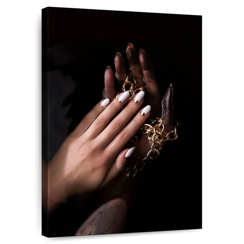 Shuttleworth Chic Minimalist Nails, 39" H x 26" W