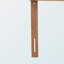 Tête de lit simple en bois au fini chêne rustique Raya, H 49,82 po x l 42,43 po x P 0,58 po-1107445360