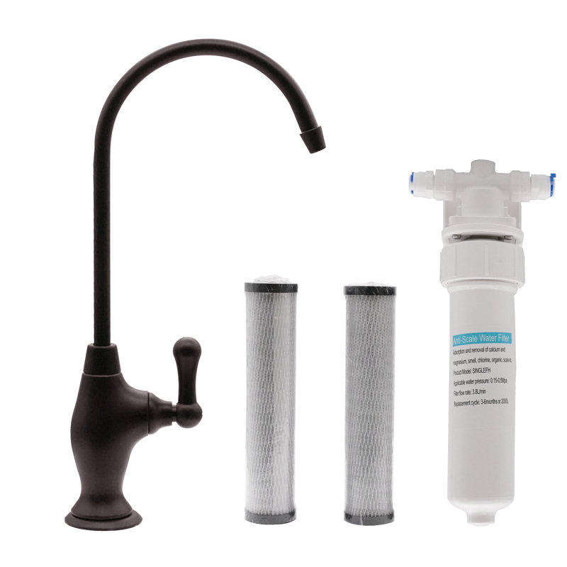 Westbrass Kitchen Faucet with Soap Dispenser, Oil Rubbed Bronze