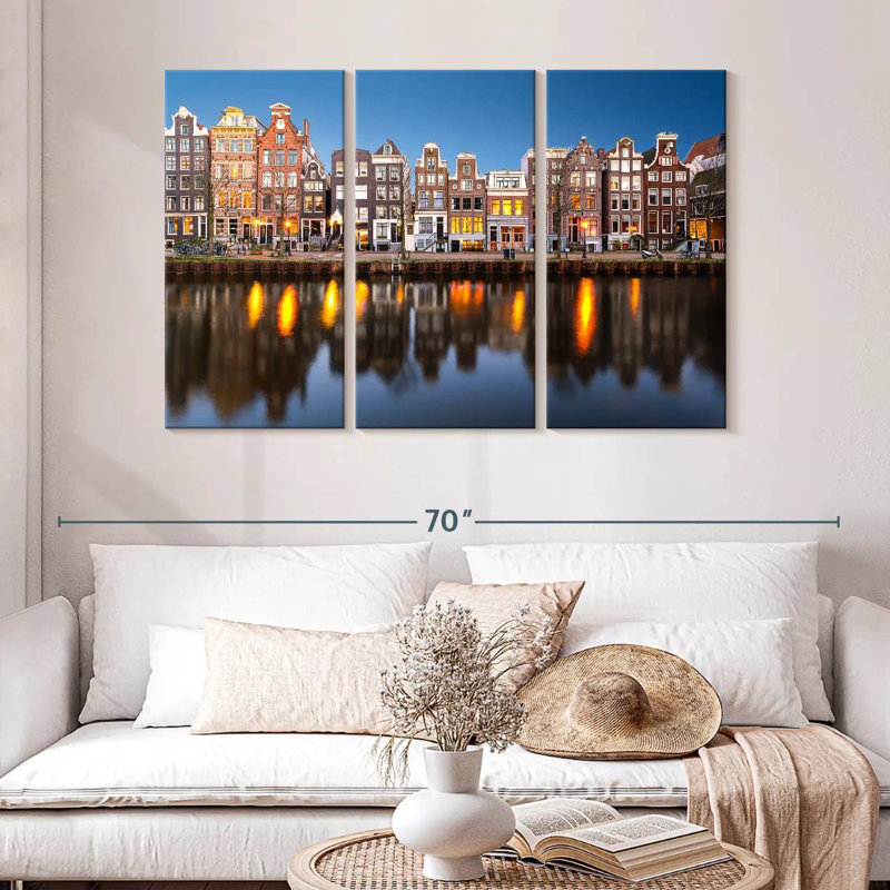 Sirci Amsterdam Canal Waterfront, H 32 po x l 50 po