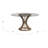 Reinoso Round Glass Top Dining Table