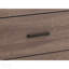 Commode 6 tiroirs avec miroir Barrel Oak, collection Sherwood - Finition chêne Barrel