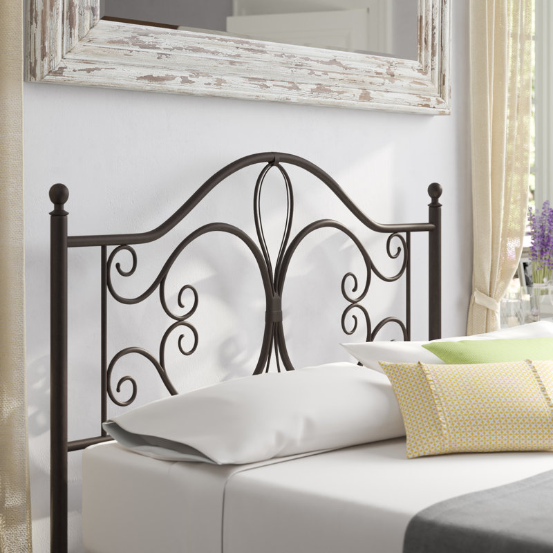 Brenneman Metal Open-Frame Headboard, Twin, Brown