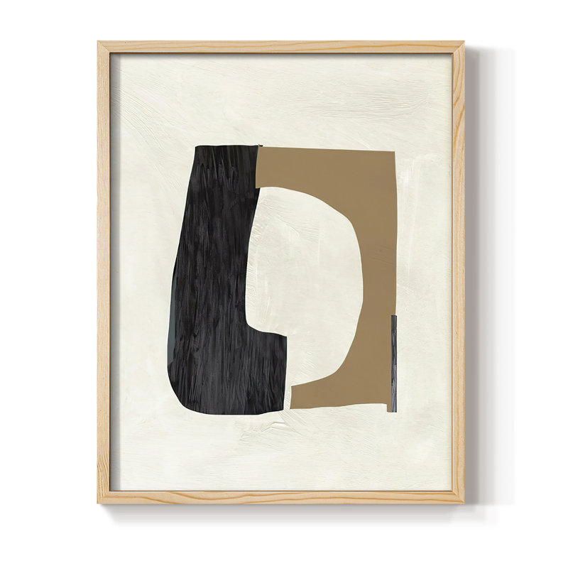 «Cardboard Cutouts II», reproduction encadrée - bois massif, Naturel, H 11 po x l 9 po