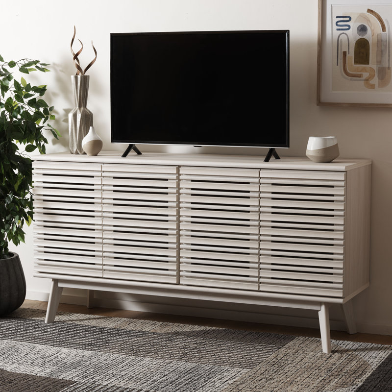 Daima 62.4'' Media Console, Bleached White