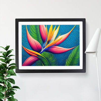 Enticing Bird Of Paradise Flower - Single Picture Frame Print
