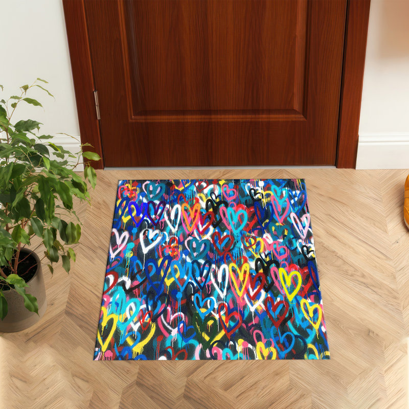 Exquisite With Pile Soft Printed Rug Featuring an Intricate Geometric Pattern Perfect for Enhancing the Look of Your Living Room or Bedroom