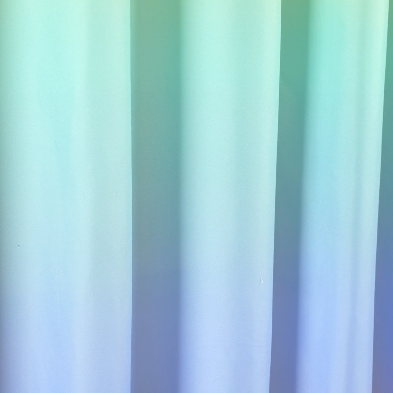 Lush Decor Rainbow Ombre Shower Curtain