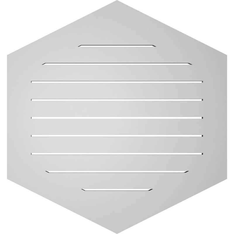 Pente verticale verticale en uréthane 6 pi, 1" H x 32" W x 34" L