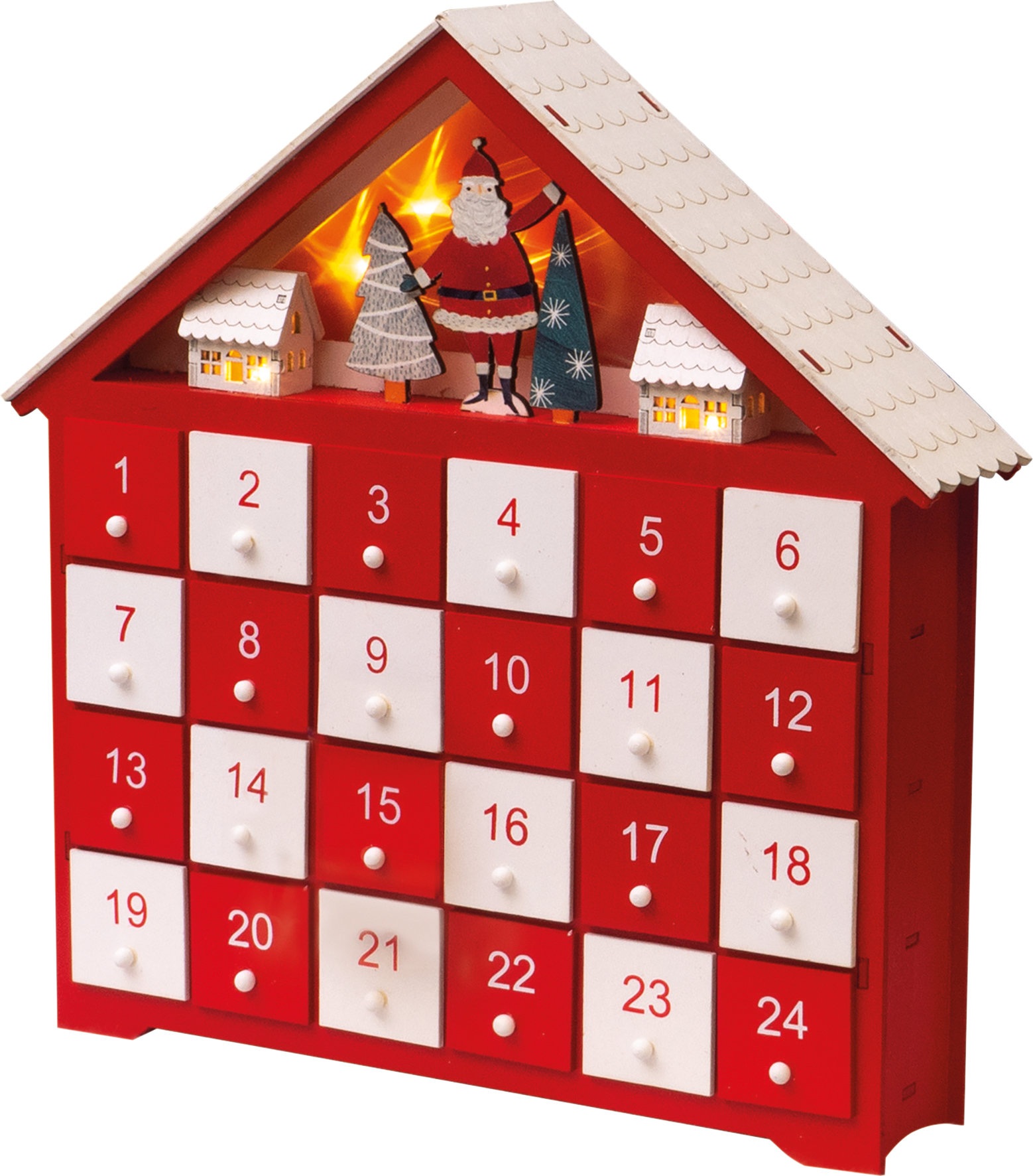 The Seasonal Aisle Vandling Wooden Advent Calendar | Wayfair.co.uk