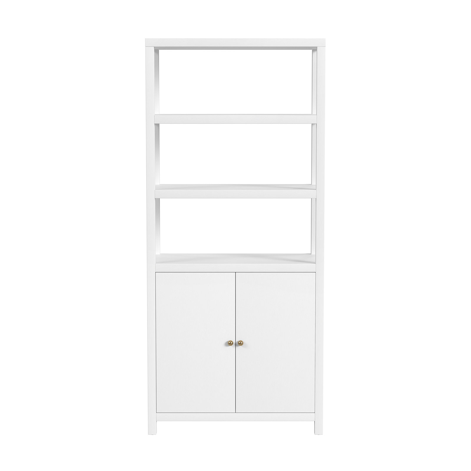 Celine 32" Acacia Bookcase, Textured White