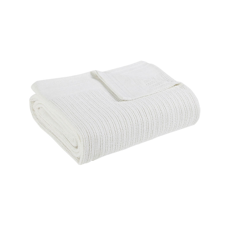 Fiesta 100% Cotton Blanket, King, Sage
