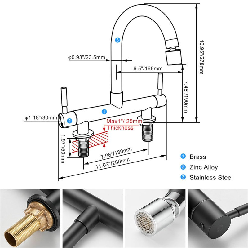 Belfry Kitchen Tallula Kitchen Faucet