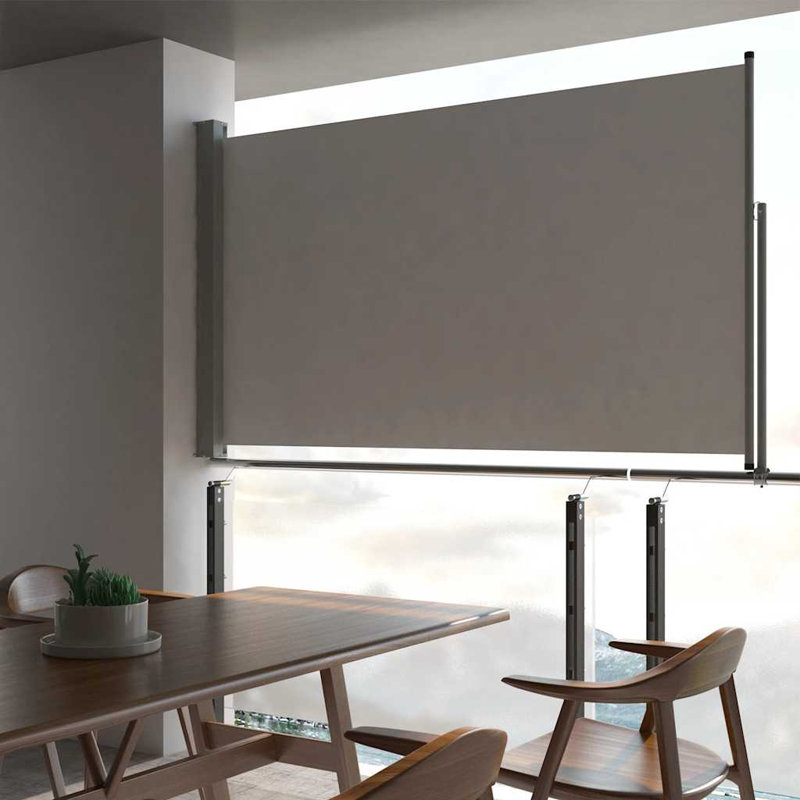 Dakota Fields 3cm W Retractable Side Awning, Grey