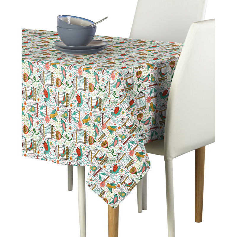 Jailyn Geometric Tablecloth, 60" L x 60" W