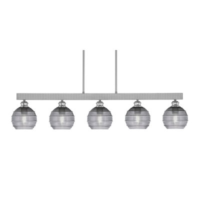 Edge 5 - Light Dimmable Kitchen Island Modern Linear Chandelier