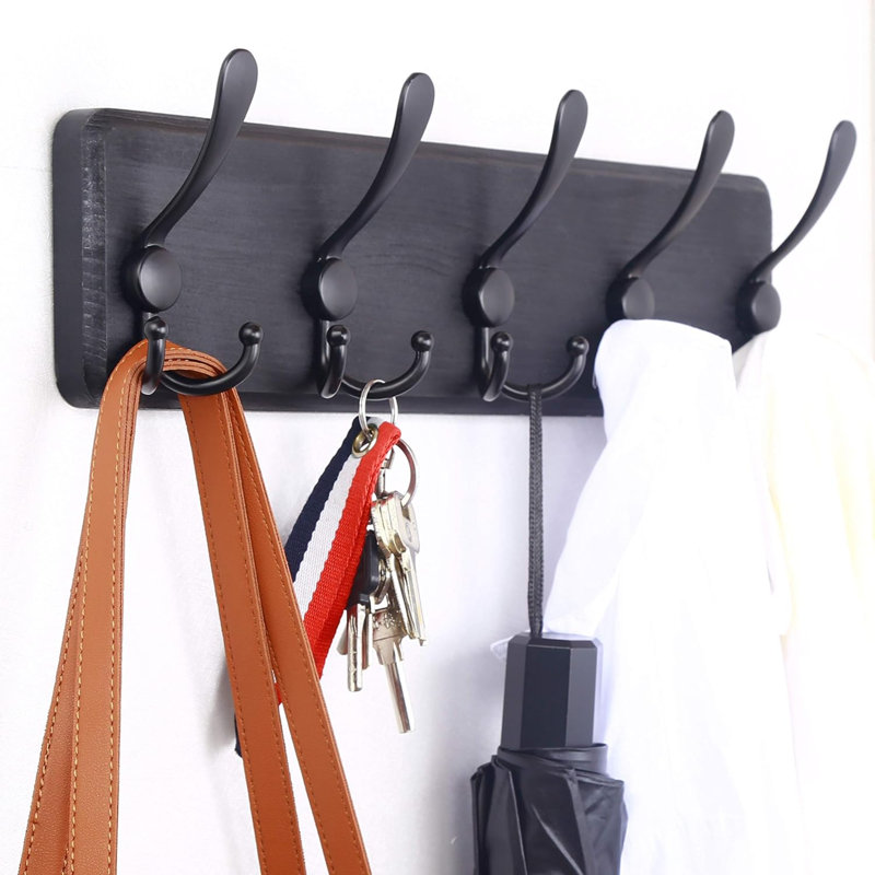 Alyviah 5 - Hook Wall Mounted Coat Rack