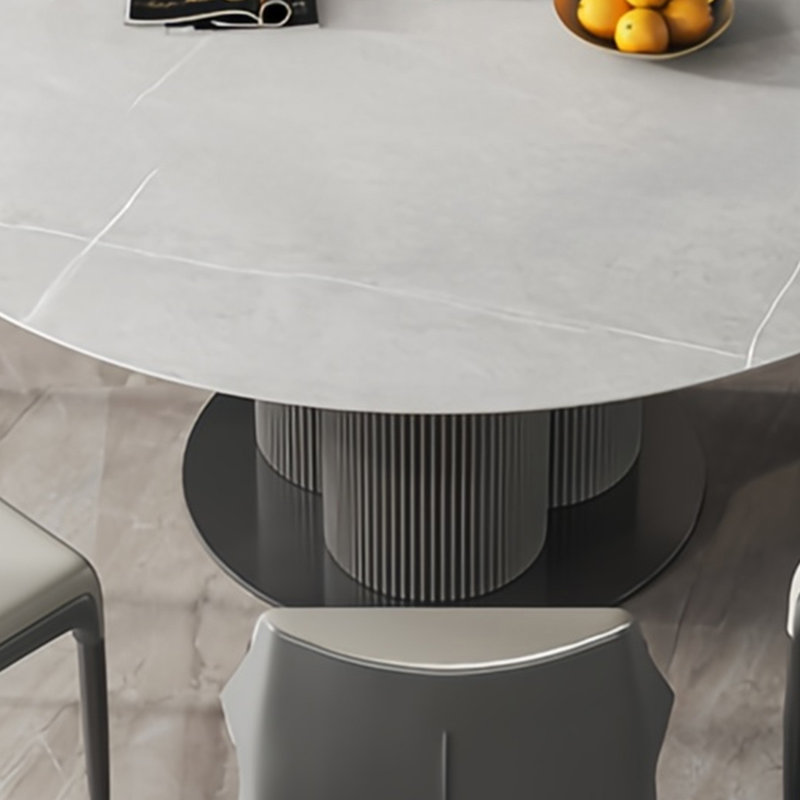 Table et chaise de salle à manger moderne haut de gamme, H 29,9 po x L 53,1 po x l 53,1 po