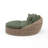 Havana 67'' Wide Circle Premium All-Weather Wicker Patio Daybed with Sunbrella® Cushions-98127726