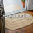 Damaj Braided Non-Shedding Premium Jute Brown/Cream Rug-1930880780