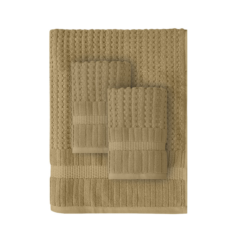 Ensemble de serviettes 3 pièces Willow - 100% coton peigné, qualité supérieure 630 g / m², lin, ultra-doux et très absorbant