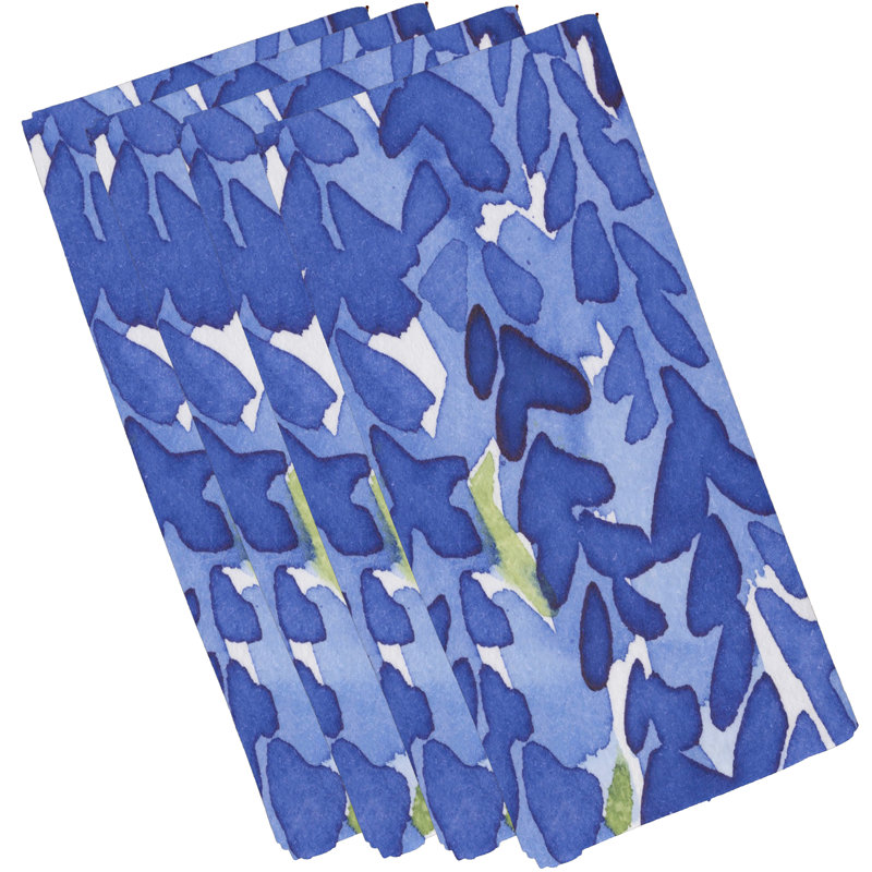 Ensemble de serviettes 4 pièces Elliona, bleu
