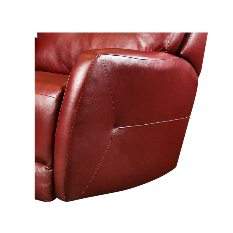 Esprit Leather Recliner, Monaco Polar, Manual/Rocker