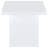 Devar Square Engineered Wood Side End Table White High Gloss-1657673175
